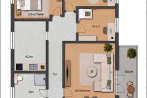 Helle 4-Zimmer-Erdgeschosswohnung mit Balkon, Gartennutzung & Einbauküche in Essen-Frintrop – Seestraße 31, 45359 Frintrop, Essen – Vorschaubild 15