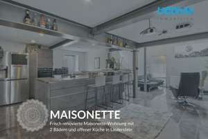 MAISONETTE – Frisch renovierte Maisonette-Wohnung mit 2 Bädern und offener Küche in Lauterstein – Die vollständige Adresse der Immobilie erhältst du vom Anbieter., 73111 Lauterstein – Vorschaubild 1