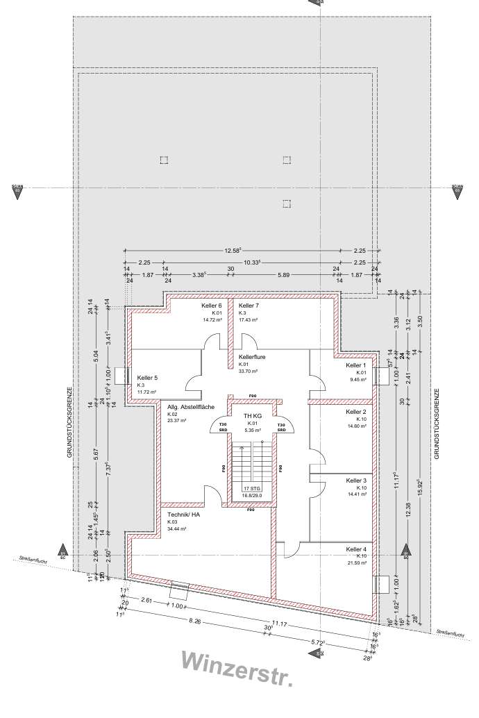 Grundriss Kellergeschoss