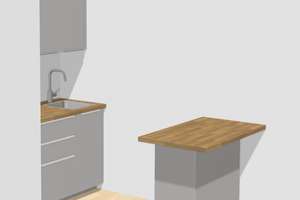 1-Zimmer-App. mit Einbauküche und Balkon - Innenstadt! – Dominikanerplatz 3b, 97070 Altstadt, Würzburg – Vorschaubild 6