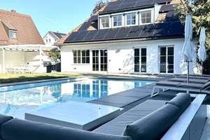 Exklusives Einfamilienhaus in Allach-Untermenzing  mit großen Garten und Pool und Einliegerwohnung