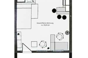 Bestlage Schwabing: Sanierte und grosszügige 1-Zimmer-Terrassenwohnung – Die vollständige Adresse der Immobilie erhältst du vom Anbieter., 80803 Am Luitpoldpark, München – Vorschaubild 9