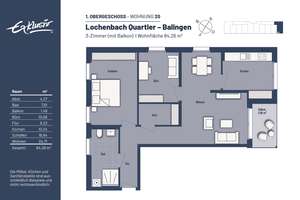 Neubau mit Balkon– Jetzt bis zu 100.000 € Darlehen ab 0,01 % möglich – Waldstetter Straße 49, 72336 Balingen – Vorschaubild 3