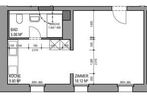 Helle 1,5 -Zimmer-Wohnung in Historischen Vierkanthof in Köln – Rolshover Straße 526, 51105 Poll, Köln – Vorschaubild 2