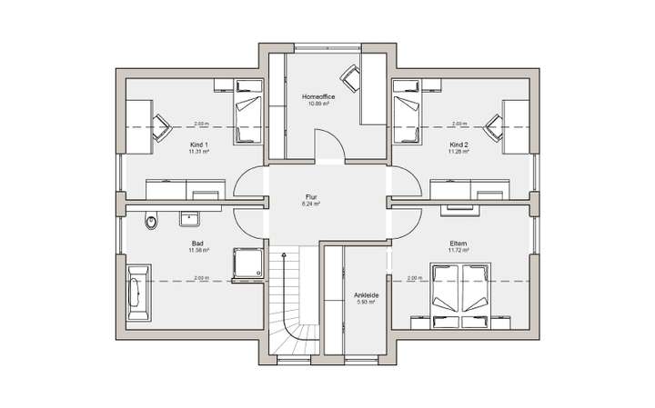 Grundriss Dachgeschoss