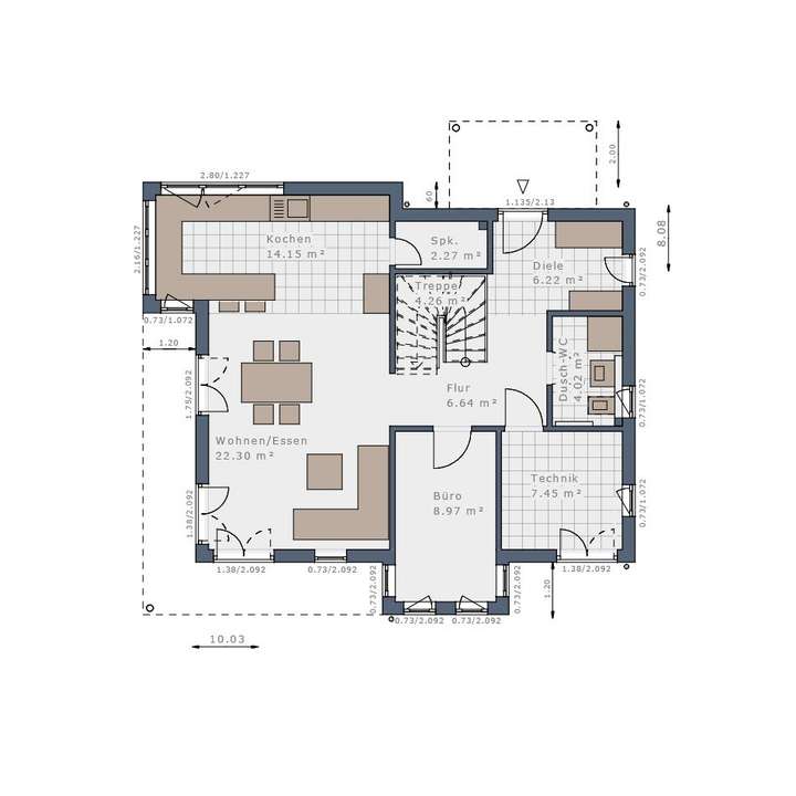 Grundriss Erdgeschoss