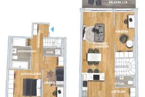 *** Exklusive Maisonette * 3,5 Zimmer * zwei Sonnenterrassen * Homeoffice-Potenzial * – Pragerstr. 241, 4289 Meusdorf, Leipzig – Vorschaubild 13