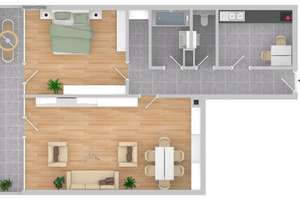 Tolle 2-Zimmer-Wohnung mit großer Loggia – Die vollständige Adresse der Immobilie erhältst du vom Anbieter., 81735 Neuperlach, München – Vorschaubild 13