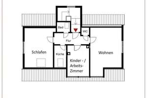Sonnige 3 Zimmer DG-Whg.m.Stellplatz und Einbauküche in Stammheim ruhige Straße – 70439 Stammheim-Mitte, Stuttgart – Vorschaubild 12