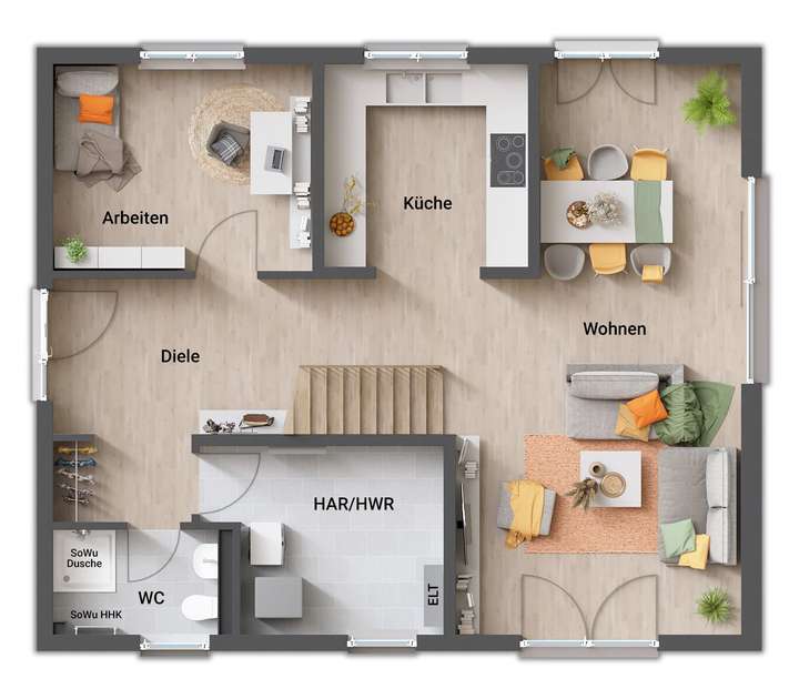 Grundrissvariante 6 EG