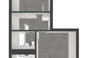 Sonniger Balkon trifft Wannenbad – 2 Zimmer in der 1. Etage – Am kleinen Feld 46, 4205 Grünau-Nord, Leipzig – Vorschaubild 14