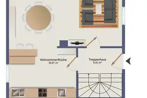 Willkommen im Grünen - Designhaus inklusive Einbauküche und großem Garten nahe München – Ostallgäu (Kreis) – Vorschaubild 26