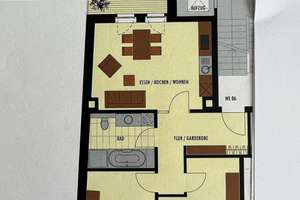 Ist bereits reserviert. -  Gepflegte Wohnung mit drei Zimmern und Balkon  – Arthur-Hoffmann-Straße 41, 4107 Zentrum-Süd, Leipzig – Vorschaubild 3