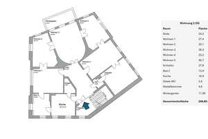 Elegante Altbauwohnung, Perfekt für Wohnen & Arbeiten Rarität – John-F-Kennedy Platz 6, 38100 Innenstadt, Braunschweig – Vorschaubild 4
