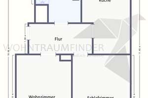 ++ Top-Angebot! 2 Monate kaltmietfrei ++ Wunderschön sanierte 2-Raum-Wohnung mit Tageslichtbad & EBK – Münchner Str. 9, 9130 Sonnenberg, Chemnitz – Vorschaubild 2