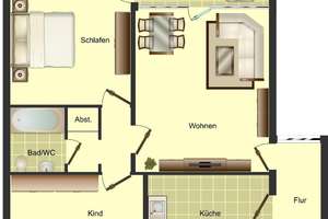 Renovierte 3-Zimmer-Wohnung in Osnabrück-OS Widukindland für Sie! – Luhrmannsweg 15, 49086 Widukindland, Osnabrück – Vorschaubild 2
