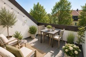 Moderne 2-ZKB mit Dachterrasse in ruhiger Lage direkt am Lech