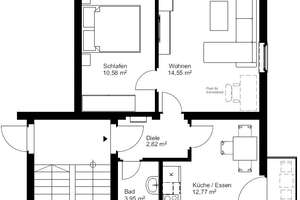 Möblierte 2-Zimmer-Wohnung in Augsburg – Wemdinger Weg 12, 86154 Oberhausen-Nord, Augsburg – Vorschaubild 8