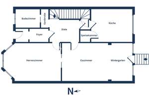Wohnen mit Geschichte – denkmalgeschützte Backsteinvilla mit Gartenidylle in Duisburg – Die vollständige Adresse der Immobilie erhältst du vom Anbieter., 47051 Altstadt, Duisburg – Vorschaubild 28