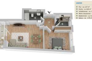Solide 2-Zimmer-Wohnung in guter Lage! – Die vollständige Adresse der Immobilie erhältst du vom Anbieter., 30167 Nordstadt, Hannover – Vorschaubild 18