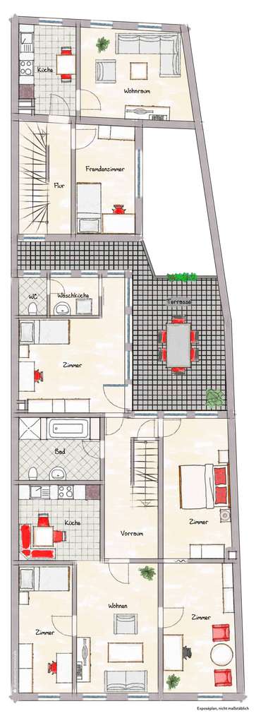Immobilie in Erlangen - Wohn-/Geschäftshaus Erlangen - Altstadt...zentrale Lage mit Potential - Bild 3