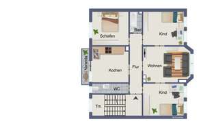 Altbau mit Charme und Rendite in der Nordstadt!
Gut vermietete 4-Zimmer-ETW! – Die vollständige Adresse der Immobilie erhältst du vom Anbieter., 75177 Nordstadt, Pforzheim – Vorschaubild 11