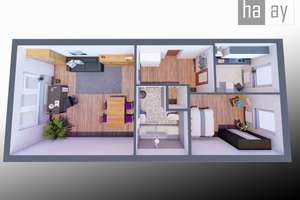 Möblierte 1,5 Zimmer Whg. in ER-Sieglitzhof:  freundlich und hell – Anderlohrstrasse 9, 91054 Sieglitzhof, Erlangen – Vorschaubild 12
