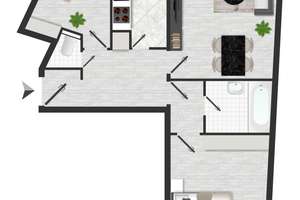 Hochwertige 3-Zimmer-Wohnung mit Balkon, Garage und Aufzug in Düsseldorf-Oberkassel – Oberkasseler Str. 61, 40545 Oberkassel, Düsseldorf – Vorschaubild 13
