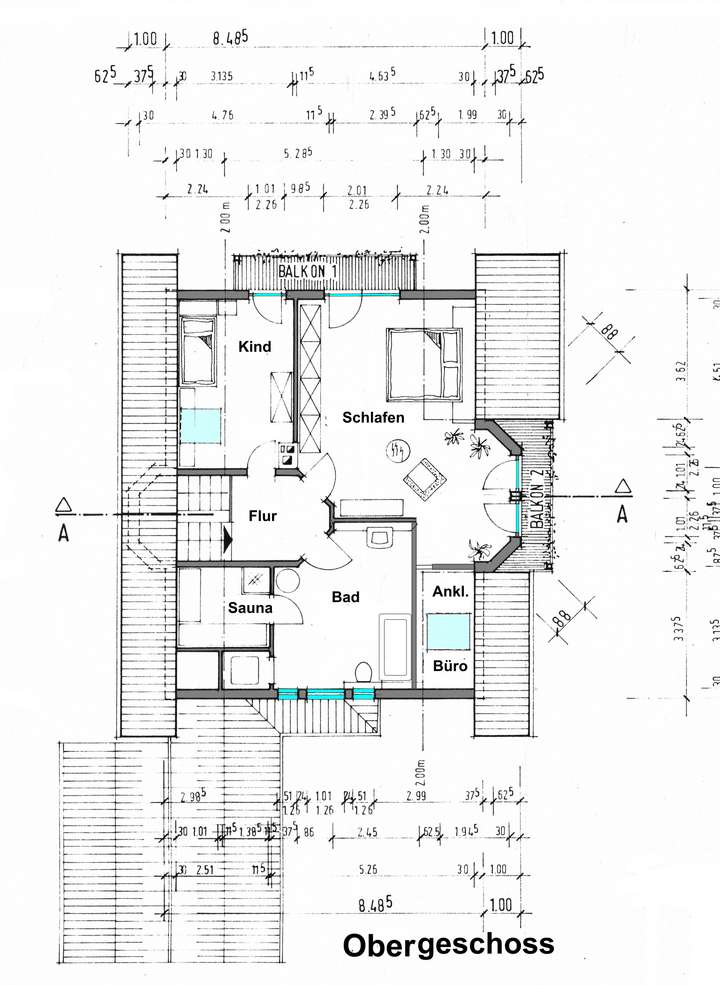 Grundriss Obergeschoss