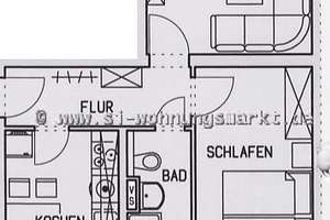 Perfekt zu 2. im Heimgarten mit großer Küche und Balkon – Heimgarten 122, 9127 Gablenz, Chemnitz – Vorschaubild 2