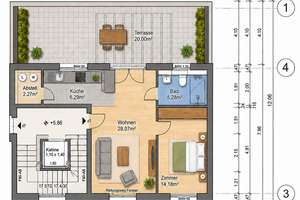 Nur mit WBS! 
Moderne 2-Zimmer-Wohnung mit großer Dachterrasse und toller Ausstattung in Leverkusen – 51379 Opladen, Leverkusen – Vorschaubild 8