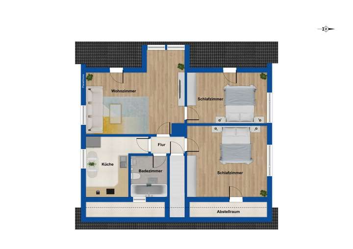 Grundriss Obergeschoss