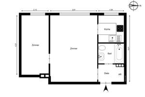 Tolles Single Apartment in Hamburg-Uhlenhorst – Die vollständige Adresse der Immobilie erhältst du vom Anbieter., 22085 Uhlenhorst, Hamburg – Vorschaubild 9