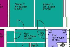 Neu! sanierte 49 m² mit Balkon – 39126 Rothensee, Magdeburg – Vorschaubild 5
