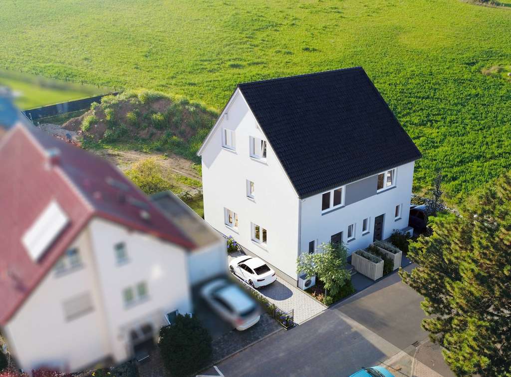 ÄUßERSTE FELDRANDLAGE: Perfekt aufgeteilt & vollunterkellert!  Wunderschöne DHH (L) im Neubaugebiet