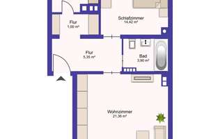 Ruhig gelegene 2-Zimmerwohnung mit Potenzial zur individuellen Neugestaltung – Die vollständige Adresse der Immobilie erhältst du vom Anbieter., 50823 Neuehrenfeld, Köln – Vorschaubild 10