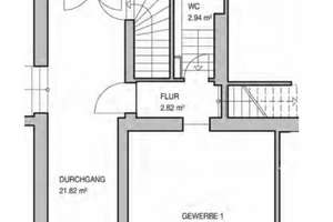 Gewerbe mit Charakter – Altbaufläche und Gartenterrasse nahe Bundesplatz – Die vollständige Adresse der Immobilie erhältst du vom Anbieter., 12161 Friedenau, Berlin – Vorschaubild 5