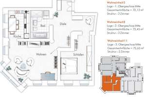 Schmuckstück!  Edle 2-Zimmer in der Südvorstadt! Erstbezug aus 2016! – Bernhard-Göring-Straße 110, 4275 Südvorstadt, Leipzig – Vorschaubild 21