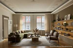 Exklusive 5-Zimmer-Altbauwohnung. Elegantes Gründerzeit-Juwel am Fürstenplatz. Keine Käuferprovision – Würtembergallee 25 / Länderallee 26 25, 14052 Westend, Berlin – Vorschaubild 2
