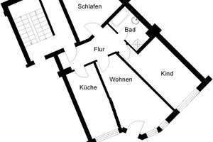 3-Raum-Wohnung frei! – Hardinghausstr. 3d, 49090 Haste, Osnabrück – Vorschaubild 7