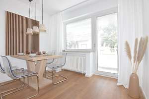 Exklusive, möblierte, sanierte 2 Zimmer Wohnung im Herzen von Heerdt