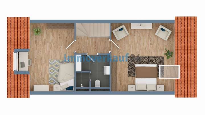 Grundriss Wohnebene 3