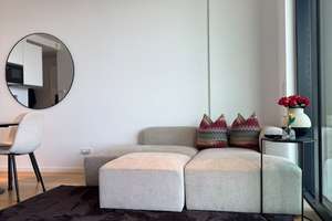 Eden Tower 23: Furnished Apartment | 20th Floor | Gym, Rooftop & 24/7 Concierge – Europa-Allee 11, 60327 Gallus, Frankfurt am Main – Vorschaubild 8