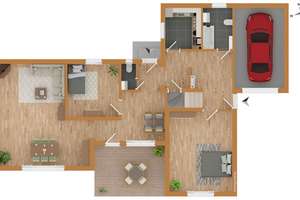 idyllisches Einfamilienhaus in ruhiger sonniger Lage im schönen Trudering mit 425 m2 Grund – Die vollständige Adresse der Immobilie erhältst du vom Anbieter., 81827 Waldtrudering, München – Vorschaubild 13