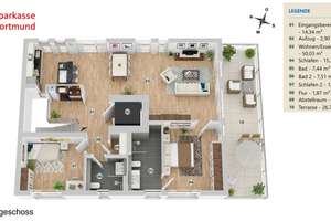Luxuriöses Penthouse mit Panoramablick – Die vollständige Adresse der Immobilie erhältst du vom Anbieter., 44267 Holzen, Dortmund – Vorschaubild 10