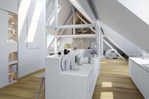 Herrschaftlicher Altbau mit Dachgeschoss Design Konzept