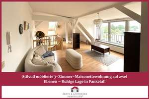 Stilvoll möblierte 3-Zimmer-Maisonettewohnung auf zwei Ebenen – Ruhige Lage in Panketal!