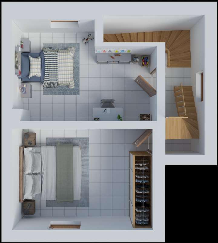 Grundriss Obergeschoss