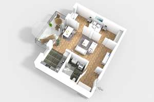 2-Zimmer-Terrassenwohnung in Berlin-Müggelheim