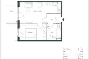 Moderne 2-Zimmer-Wohnung mit Balkon in der Plaza Pasing – zentrale Lage – Bodenseestraße 24, 81243 Pasing, München – Vorschaubild 2